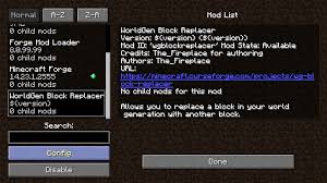 (fabric) a storage mod for modern minecraft versions. Worldgen Block Replacer Mods Minecraft Curseforge