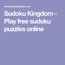 As a logic puzzle, sudoku is also an excellent brain game. Pin On Games