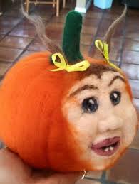 Fun Needle Felted Fall Pumpkins