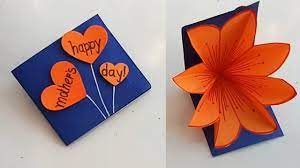 A card to celebrate mom! Handmade Mother S Day Card Mother S Day Pop Up Card Making Idea Handmade Birthday Cards Birthday Card Craft Cards Handmade
