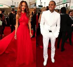 Chris brown and rihanna attend the 55th annual grammy awards at staples center on february 10, 2013 in los angeles, california. Rihanna Red Hot At Grammy With Chris Brown Photo Urban Islandz