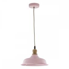 Perzel ceiling fixture made of brass and glass segments, the bottom in white milky glass. Retro Design Gloss Pink Ceiling Pendant Hand Crafted In India