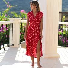 Billabong Little Flirt Dress Havana Red Flirt Dress Dresses Billabong Dress