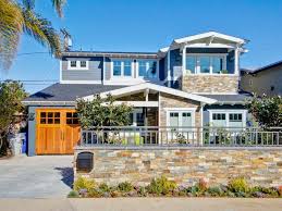 Maybe you would like to learn more about one of these? Blue Beach House With Stacked Stone Wall Hgtv