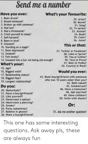 Whether it be the first date or the 23rd wedding anniversary, you can always use them. Dirty Questions To Ask A Girl Over Text Exemple De Texte