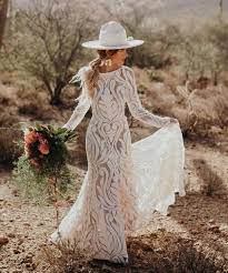 Western Feminine Wedding Dress Aesthetic Modern Bridal Gowns Bridal Dress Beach Wedding Long Sleeve Bridal Dresses