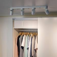 Nymane Ceiling Light With 4 Spotlights White Ikea Ceiling Spotlights Ikea Lighting Ceiling Lights