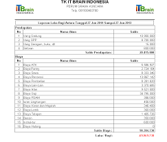 Check spelling or type a new query. Contoh Laporan Laba Rugi Software Akuntansi Terbaik