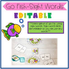 How to play go fish Editable Go Fish Worksheets Teaching Resources Tpt