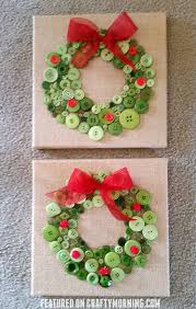 Button Christmas Wreath Craft Crafty Morning Christmas Wreath Craft Fun Christmas Crafts Xmas Crafts