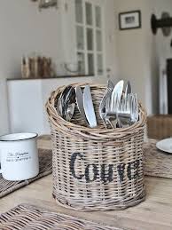 Besteckkorb Besteckbox Dekokorb Aus Rattan Homestyle Garden Mit Liebe Und Sorgfalt Ausgewahlt Besteckkorb Korb Rattan