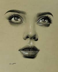 Minimalist Realistic and Stylized Charcoal Portraits