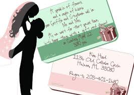 Gift Card Shower Invitations 1 00 Each Like The Wording Couple Wedding Shower Bridal Shower Invitation Wording Wedding Gift Cards