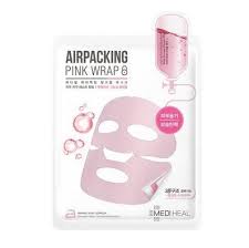 mediheal airpacking pink wrap mask pink wrap lip patch face products skincare