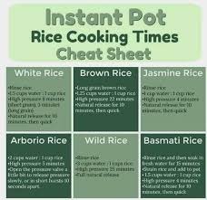 According to michigan state university, 1 cup of dry rice cooked with 2 cups of water gives you 3 cups or six servings of cooked rice. Rice Cooking Times Cheat Sheet Instantpot
