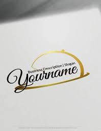 Design Free Food Logo Online Chef Dish Logo Templates Logo Design Free Templates Online Logo Design Restaurant Logo Design