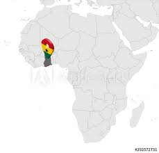 Click on above map to view higher resolution image. Location Map Of Ghana On Map Africa 3d Republic Of Ghana Flag Map Marker Location Pin High Quality Map Of Ghana Vector Illustration Eps10 Stock Vector Adobe Stock