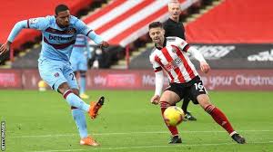 .manchester united newcastle united sheffield united southampton tottenham west bromwich albion west ham wolverhampton wanderers. Sheffield United 0 1 West Ham United Sebastien Haller S Superb Strike Consigns Hosts To Another Defeat Bbc Sport