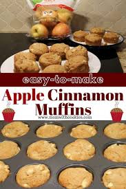 Easy Apple Cinnamon Muffins Recipe Apple Cinnamon Muffins Cinnamon Muffins Apple Dessert Recipes