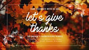 Surround yourself with loved ones to thank for this season by designing beautiful thanksgiving invitations for your party using canva's free and personalizable templates for every theme. Creative Thanksgiving Wish Facebook Cover Video Template Postermywall