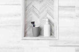 A soft sage wall color picks up the accent hue, while wood floors and natural materials complement the other warm neutrals found in the rug. Tile Trim Edging Designs Trends Ideas For 2021 The Tile Shop