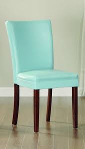 Amazon Com Homelegance 3276bs Parson Dining Chair Sky Blue Set Of 2 Homelegance Belvedere Sky Blue Faux Leather Chair Wood Side Chair Dining Chairs