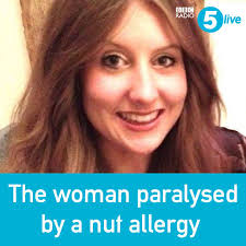 Amy May Shead was left with brain damage after just one bite of a meal  containing nuts