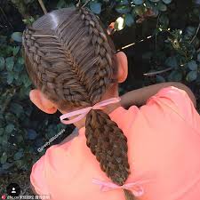 If you have shorter hair, you can short headband braids, braided bangs and braids in half up hairstyles can have different textures and braided patterns. Fancy Hair Braids On Little Girl Amaze Social Media 9 Chinadaily Com Cn