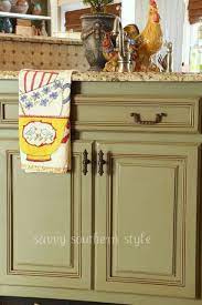 Kitchen Cabinets Tutorial Painting Kitchen Cabinets Kitchen Cabinets Green Kitchen Cabinets