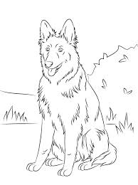 Printable funny german shepherd coloring pages. Pages To Print And Color