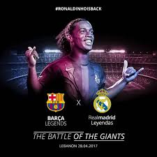 Ronaldinho Gaucho Hello Lebanon Hey Football Fans I Will Be In Beirut For El Clasico On April 28 You Be There Too Save The Date Book Your Seat Now April
