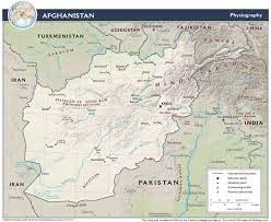 En estas gráficas de la agencia afp se muestra cómo fue el avance de los talibanes en afganistan, desde el pasado. Afghanistan Map And Satellite Image