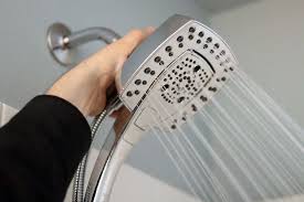 This unit does not have any control levers. Delta Full Adjustable Handheld Shower Head Review