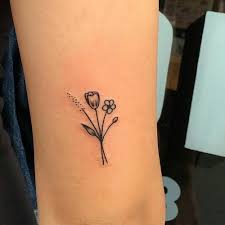 Imagem De Tattoo Flowers And Tumblr Tattoos For Daughters Tattoos Bouquet Tattoo
