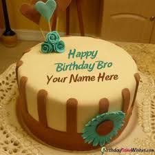 Birthday Cake For Brother With Name Editor Online Free Best Online Name Birthday Cake Maker For Brother Generator Birthday Cake Maker Online Birthday Cake Happy Birthday Cakes