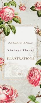 High Definition Vintage Public Domain Beautiful Vintage Flower Illustrations Set In 2020 Flower Illustration Vintage Floral Floral Illustrations