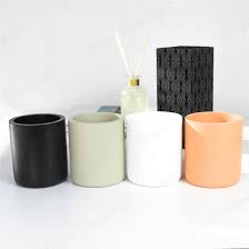 Safely holds water, floral foam, flower arrangements, votive wholesale simple floating tea light candle holders add a romantic and delicate touch to your next event with koyal wholesale's floating tea light h. China Best Design Custom Logo Wholesale Empty White Concrete Candle Jars With Lids China Concrete Candle Holder And Cement Candle Jar Price