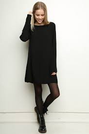 Brandy Melville Tarika Top Clothing Winter Fashion Dresses Fashion Mini Black Dress