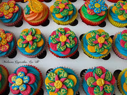 Mehndi Cupcakes