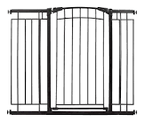Tall Walk-Thru Safety Gate, Metal, Black Evenflo