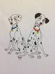 disney 101 dalmatians pongo and perdita coloring sheets pages coloriage de tyrannosaure terrifiant