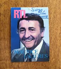 AUTOGRAPHE DE MAURICE Germain Sur Carte Format 10 X 15 Cm Tres Rare EUR  30,00