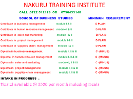 Sensei institude diploma in mechanical engneering welcome to mechanical engineering program, bit. Nakuru Training Institute P O Box 1773 Nakuru 2021