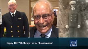 Celebrating 100 Years of Frank Mussemann! Today, we honor and celebrate the  100th birthday of Frank Mussemann, a proud World War II veteran, dedicated  family man, and cherished member of his community.