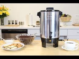 Much coffee for 30 cup urn. 58030 30 Cup Automatic Coffeemaker Youtube