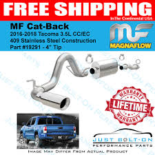Magnaflow Mf Cat Back Exhaust Fits 2016 2018 Tacoma 3 5l Extended Crew 19291 Ebay Tacoma 2018 Tacoma Performance Parts