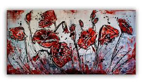 Mohnblume Abstrakt Blumenbilder Blumen Bild Malerei Bilder Gemalde Mohnbilder Mohngemalde Mohnblume Blumenbild Original Gemalde Gemalde Gemalde Acryl