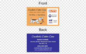 Make your promotional materials stand out with a custom flyer. Pet Business Card Png Images Pngwing