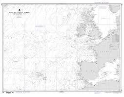 Nga Chart 126 North Atlantic Ocean Northeastern Part