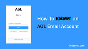 Recover The Lost Password Of Aol In 2020 Account Recovery Best Email Service Accounting